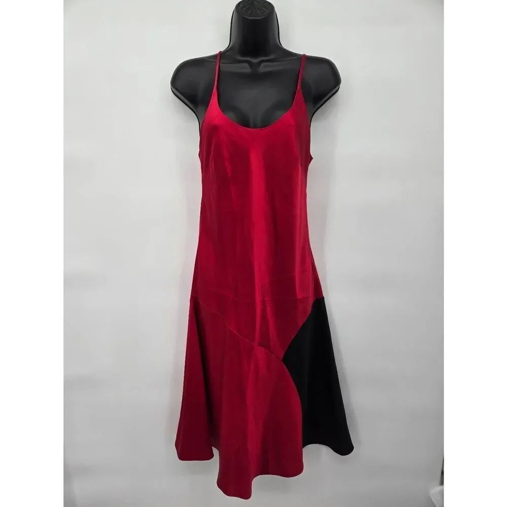 Rag & Bone Cruella 100% Silk Dress Size 00 Spaghetti Strap Midi